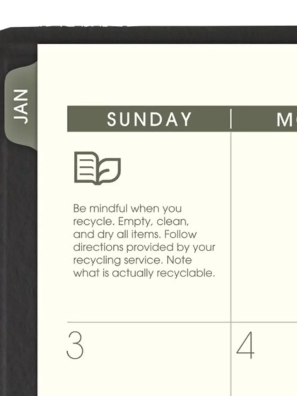 At-A-Glance 2027 Recycled Monthly Planner 12/mo. Jan-Dec Black Office School